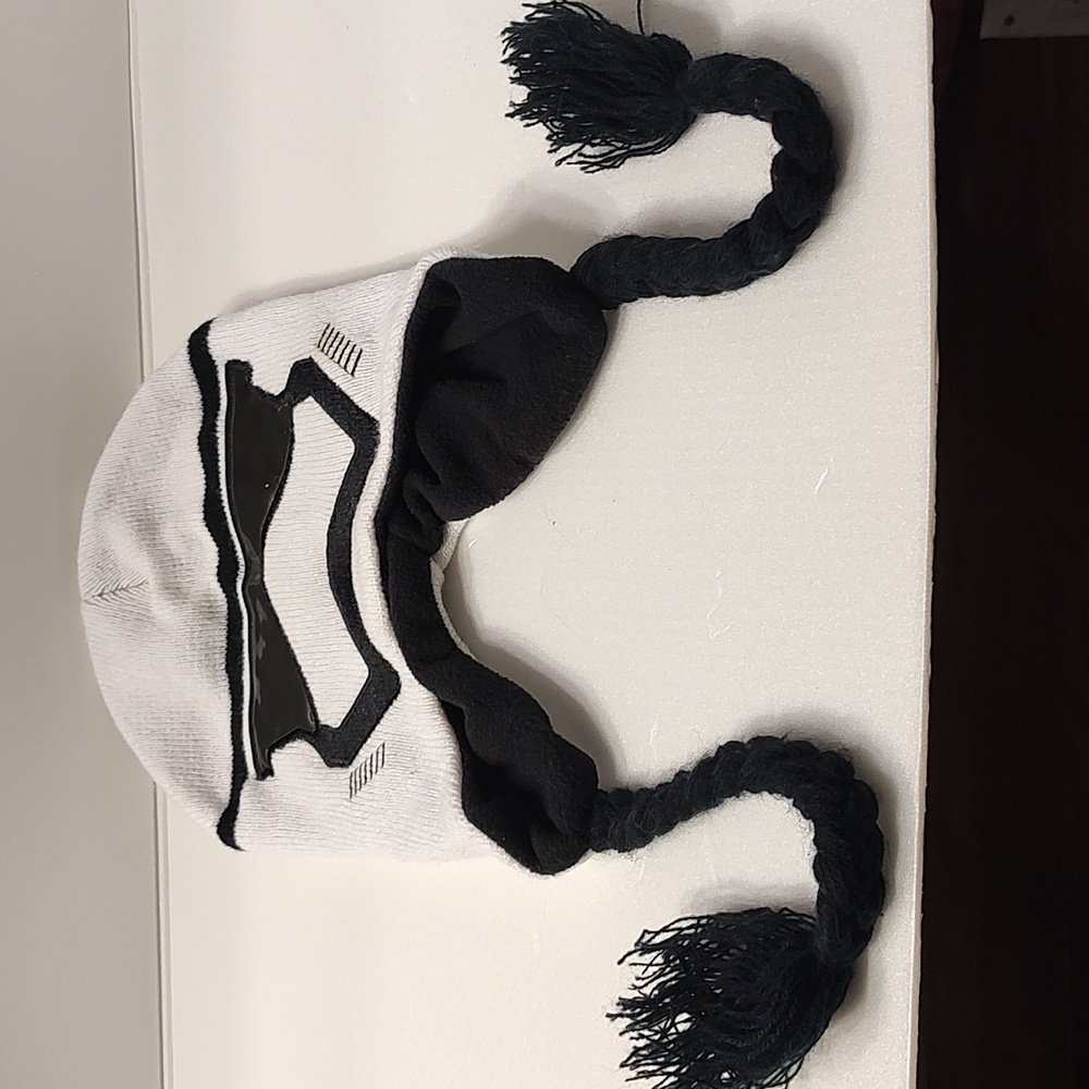 Star Wars Storm Trooper White Black Beanie Hat